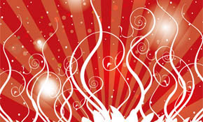 swirls red background